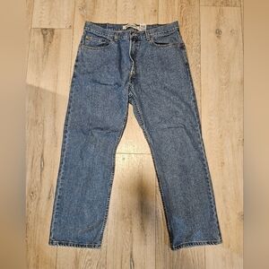 Levi's 505 Regular Fit Blue Jeans Men's W38 L29